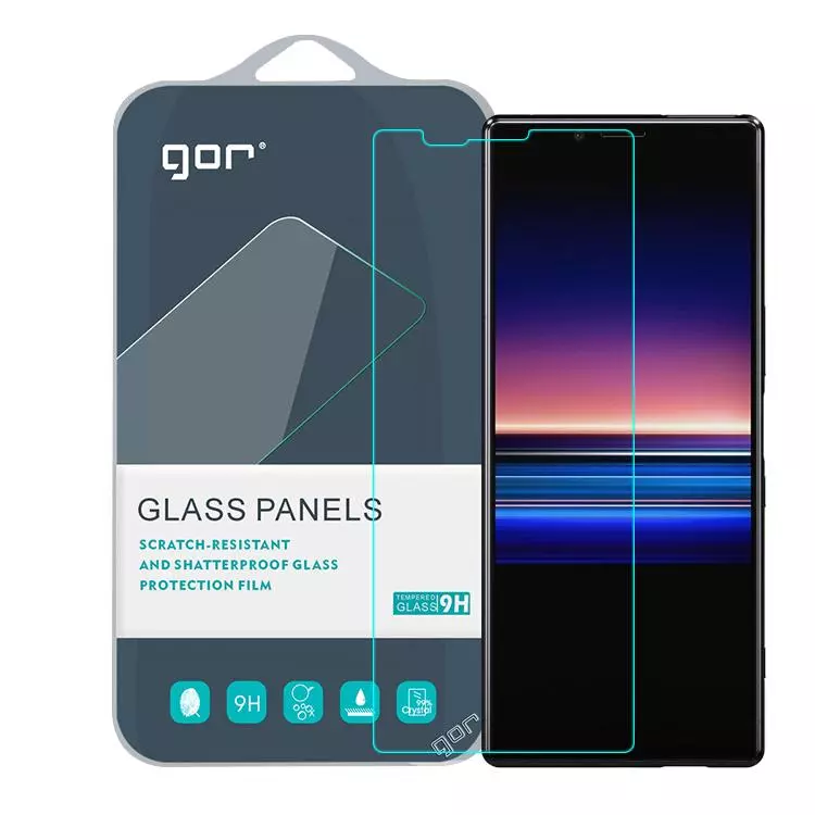 (2 ชิ้น) ฟิล์มกระจก GOR สำหรับ SONY Xperia 1 / 5 / 10 / VIII / VII / VI / V / IV / III / II / Pro I / XZ / XZ2 Premium