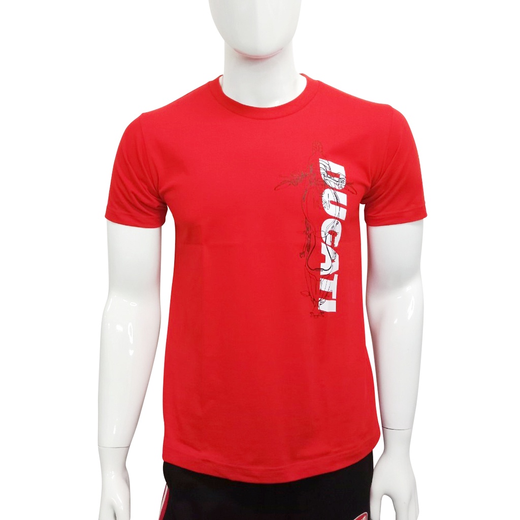 DUCATI T-Shirt เสื้อยืดดูคาติ DCT52 034 สีแดง
