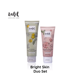 Lalil Bright Skin Duo Set (Daily Scrub &amp; Rose Mask)