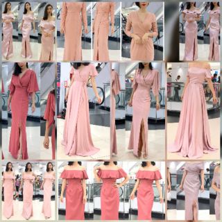 UPDATE 18 FEB MAXIDRESS PINK S M L XL 2XL.3XL เดรสสั้น เดรสราตรี เดรสไปงาน เดรสออกงาน เดรสแดง เดรสเทา เดรสชมพู เดรสกรมท่