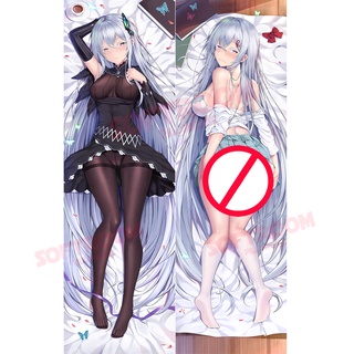 Echidna Re Zero Dakimakura ปลอกหมอนโซฟา แบบนิ่ม ลายอนิเมะญี่ปุ่น Otaku ขนาด 50x150 ซม. DK2854