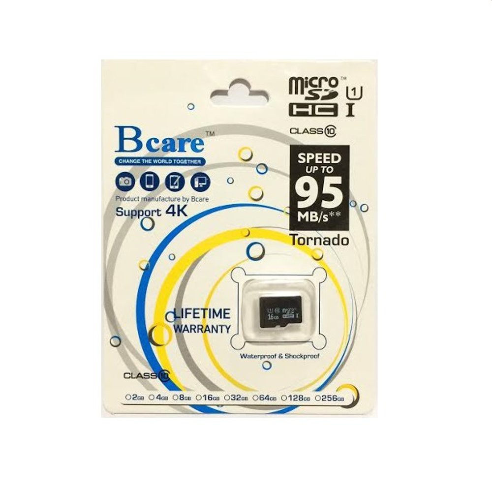 Bcare การ์ดหน่วยความจํา 16gb 32gb Micro Sd