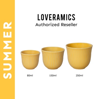 LOVERAMICS แก้วกาแฟเซรามิค รุ่น EMBOSSED TASTING CUP