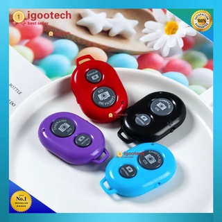 (พร้อมส่ง) igootech รีโมทบลูทูธ รีโมทมือถือ แถมถ่าน พร้อมใช้ รีโมทถ่ายรูป remote bluetooth shutter รีโมทถ่ายรูปเซลฟี