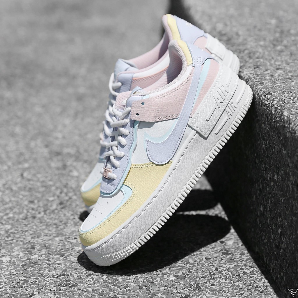 pastel shadow air force ones