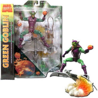 MARVEL SELECT : GREEN GOBLIN with MIGHTLY DETAILED BASE