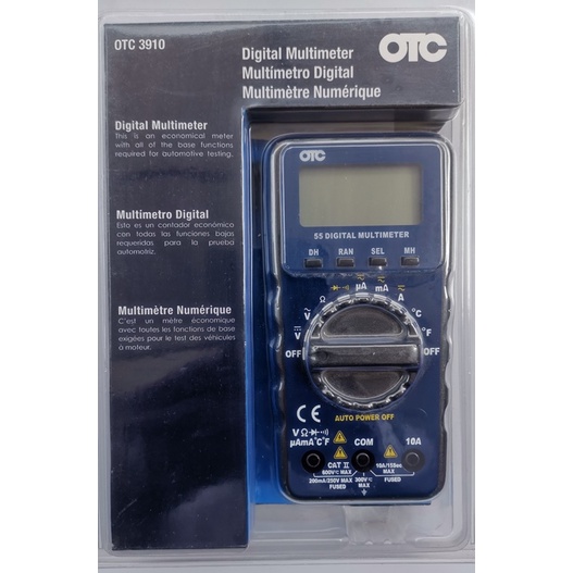 OTC3910 ดิจิตอล มัลติมิเตอร์ (Digital Multimeter)