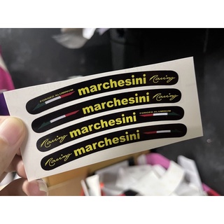 สติกเกอร์ ขอบล้อ marchesini racing