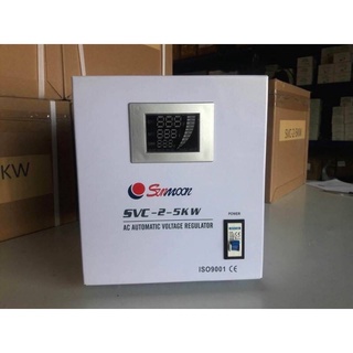 (ผ่อน 0%) เครื่องปรับแรงดันไฟฟ้าอัตโนมัติ กันไฟตก ไฟเกิน / Stabilizer/ SUNMOON - SVC5KW