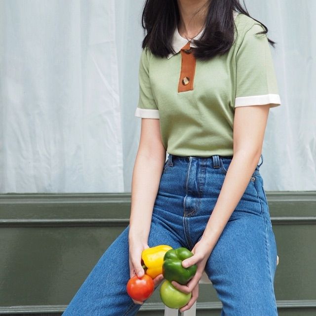 เสื้อโปโล Hyde stuffs สีเขียว