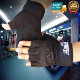 Schiek LIFTING GLOVE ถุงมือยกน้ำหนัก ถุงมือฟิตเนส Fitness Glove (Black) Lchiek LIFTING GLOVE ถุงมือยกน้ำหนัก ถุงมือฟิตเน