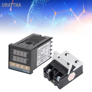 Urattna~ Pid ชุดควบคุมอุณหภูมิ 0‐400 C พร้อมรีเลย์เทอร์โมคัปเปิล 100‐240V