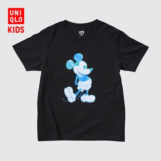 Uniqlo เสื้อยืดแขนสั้น พิมพ์ลาย MICKEY สําหรับเด็กผู้ชาย และเด็กผู้หญิง (UT) 448650