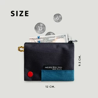 Hop relife stone wallet กระเป๋าสตางค์รุ่นฮอป | ที่ใส่บัตร มีสายคล้องคอ