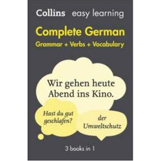 Easy Learning German Complete Grammar, Verbs and Vocabulary (3 books in 1) : Trusted Support for Learning (Collins Easy