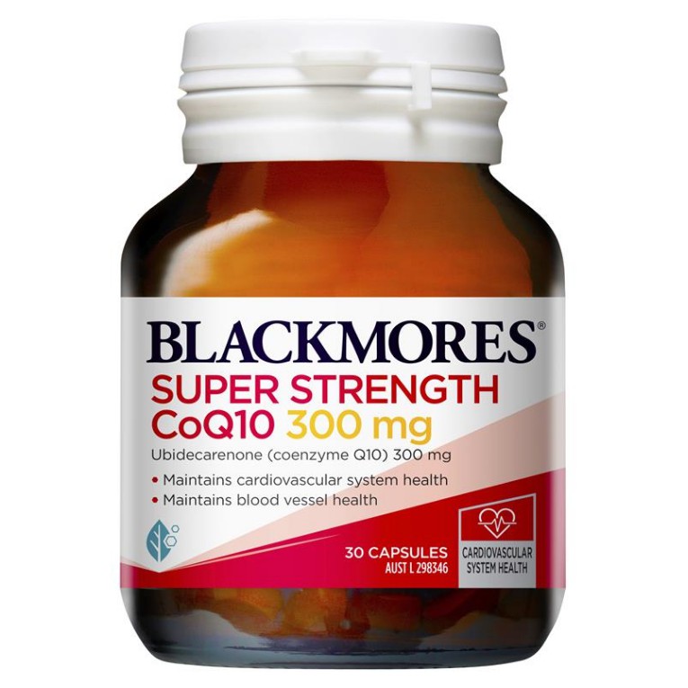 Blackmores CoQ10 Super Strength 300 mg (30 capsules)  exp 02/06/2023