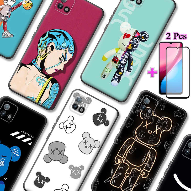 2 IN 1 Infinix Hot 10i X659B PR652B X658E PR652C X658B สมาร์ท 5 Pro พิมพ์แฟชั่น 2 ชิ้นหน้าจอเซรามิค