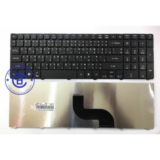 ACER Keyboard คีย์บอร์ด ACER ASPIRE 5733 5733Z 7750G 7750 5410 5536 5538 5542 5738 5750 5810 5745 7735 8935 สีดำ ไท