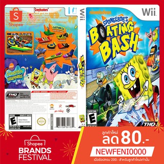 WIIGAME : Spongebobs Boating Bash Box