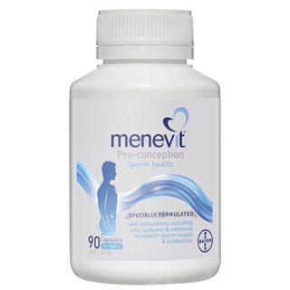 Menevit 90 เม็ด - Male fertility - บำรุงร่างกายคุณผู้ชายให้พร้อมสำหรับการมีบุตร