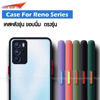 เคส OPPO Reno6z Reno6 คลุมกล้อง หลังขุ่น ตรงรุ่น Reno6Pro