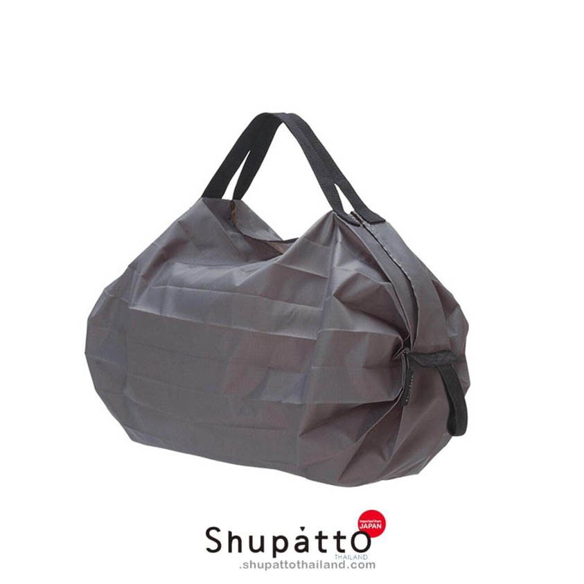 Shupatto รุ่น Tote ขนาด S สีเทาเข้ม Sumi - gray กระเป๋าผ้า นำเข้าจากญี่ปุ่น โดยตัวแทนอย่างเป็นทางการ Shupatto Thailand