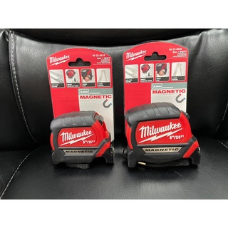 ตลับเมตร Milwaukee Magnetic Tape Measure สายวัดแม่เหล็ก 5m/16ft 48-22-0616 / 8m/26ft 48-22-0626(มีให้เลือก 2 ขนาด)