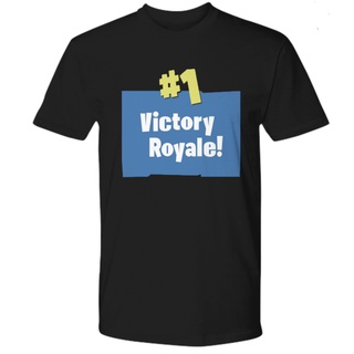 [S-5XL] เสื้อยืด พิมพ์ลาย Fornite for Victory Royale สําหรับผู้ชาย 731325