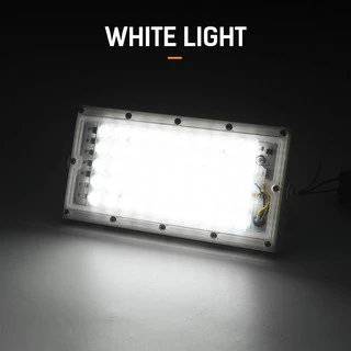 สปอตไลท์ ไฟสว่าง Spotlight LED 50W DC 12V (ใช้ไฟ12V) แสงขาว สายยาว1.1เมตร