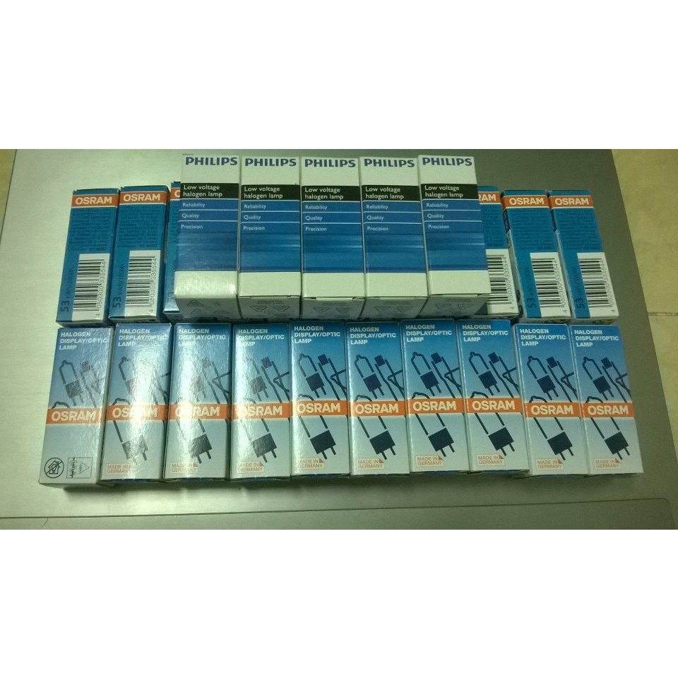 หลอดกล้องจุลทรรศน์ Philip 6V 20W พร้อมพิน G4