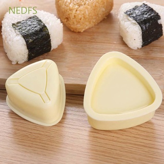 NEDFS 3PCS/Set Sushi Maker Mold Creative Rice Mold Sushi Tool Cooking DIY Triangular Home Handmade Baby food Onigiri Mold