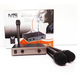 NTS VF-400 Handheld ไมโครโฟนไร้สาย VHF ไมค์ถือคู่