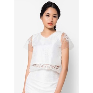 เสื้อเอวลอย Feminist Lace