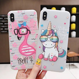 เคสฟลามิงโก้ เคสขุ่นลายฟลามิงโก้ รุ่น  6 6s   7  8  6plus  6splus  7plus  8plus #782