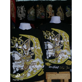 เสื้อยืดลายไทย​ ลายเทวดาประจำวันเกิด​ วัน​จันทร์​