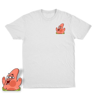 Patrick SPONGEBOB เสื้อยืดลําลอง แขนสั้น คอกลม พิมพ์ลายโลโก้การ์ตูน PREMIUM DISTRO 30S