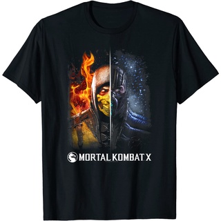 [COD]เสื้อยืด พิมพ์ลาย Mortal Kombat X Fire แฟชั่นพรีเมี่ยม สําหรับผู้ชาย และผู้หญิงS-5XL