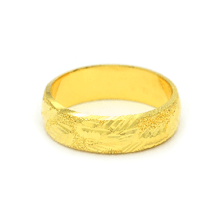 [ผ่อน 0%] OJ GOLD แหวนทองแท้ นน. ครึ่งสลึง 96.5% 1.9 กรัม ปอกมีดมังกร ขายได้ จำนำได้ มีใบรับประกัน แหวนทอง