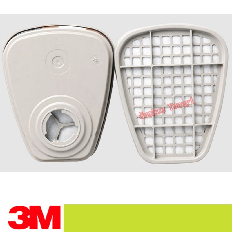 3M 6001CN ตลับหมึกไออินทรีย์สําหรับ 3M 6200/6800/7502 เครื่องช่วยหายใจ