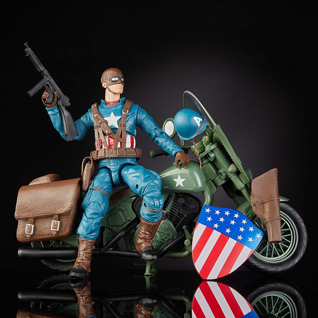 marvel legends ww2 captain america motorcycle