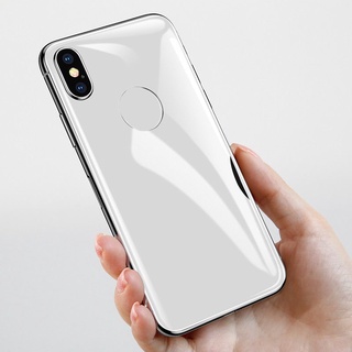 ฟิล์มกันรอย ด้านหลัง สำหรับ ไอโฟน รุ่น เอ็กซ์เอส แม็กซ์ หนา 0.3 มม. 4D Full Glue Tempered Glass Back For iPhone XS Max