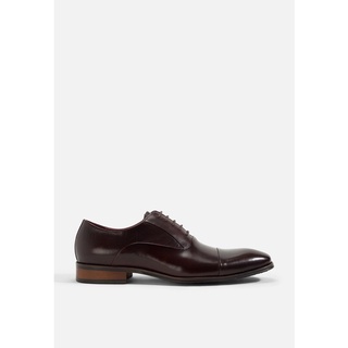 Mac&amp;Gill รองเท้าหนัง Oxford wood effect รองเท้าหนังแท้แบบผูกเชือกผู้ชาย SANDIEGO BROWN OXFORDS LEATHER SHOES