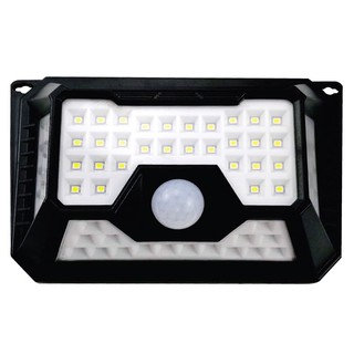 ไฟผนังภายนอก ไฟติดผนัง SOLAR RIN 216136601 13.2 วัตต์ สีดำ โคมไฟภายนอก โคมไฟ หลอดไฟ SOLAR FLOODLIGHT RIN 216136601 13.2W