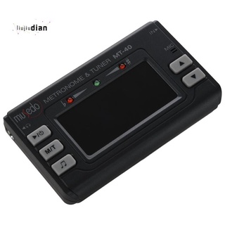 Musedo Mt - 40 จูนเนอร์กีตาร์ไฟฟ้าดิจิตอล 3 In 1 Lcd Guitar Tuner