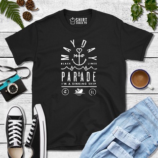 เมย์เดย์ พาเหรด - เสื้อเชิ้ตลายเส้นสีดํา ,|D
