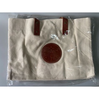 Starbucks Rewards 20th Anniversary Tote Bag (ไม่มีป้ายห้อย Starbucks Tag) กระเป๋าผ้าสตาร์บัค ครอบรอบ 20 ปี พร้อมส่ง!!!
