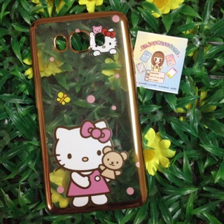 เคสJ7 2016 คิตตี้ขอบโครเมียม