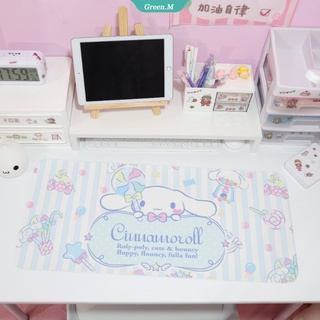 SANRIO แผ่นรองเมาส์ คีย์บอร์ด ลายการ์ตูนแมว Kuromi Cinna น่ารัก ขนาด 30x66 ซม. เหมาะกับของขวัญ สําหรับเด็กผู้หญิง