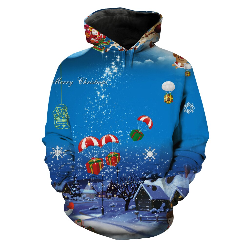 Kerst Sweatshirt Voor Mannen 2024 Trendy Kleding Mannen