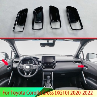 ฝาครอบมือจับประตูรถยนต์ ABS โครเมี่ยม ผิวด้าน สําหรับ Toyota Corolla Cross (XG10) 2020-2022